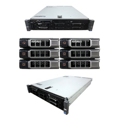 High-End Virtualization Server 12-Core 128GB RAM 12TB RAID Dell PowerEdge R710 (Certified Refurbished)