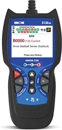 INNOVA 3130RS OBD2 Scanner with ABS SRS Engine Transmission Diagnostics with Airbag Light Reset, Live Data, Oil Reset, Car Battery Tester and Alternator Tester, Get Suggested Fix, Parts & Free TSBs