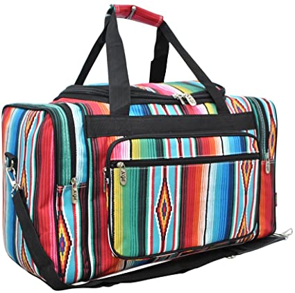 Zarape Print NGIL Canvas Carry on 20" Duffle Bag