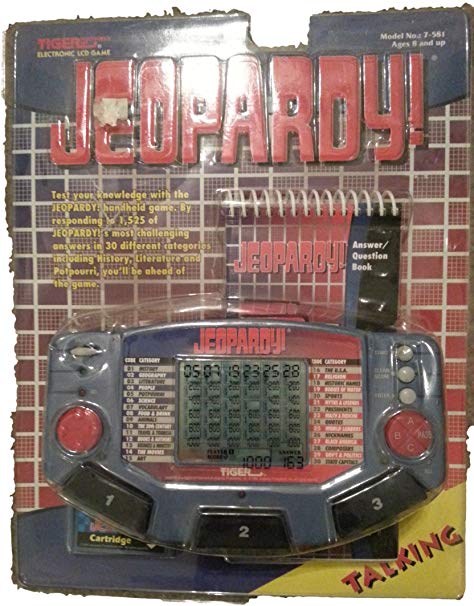 Tiger Jeopardy! Electronic LCD Game