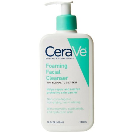 CeraVe Foaming Facial Cleanser, 12 Ounce (Pack of 2)