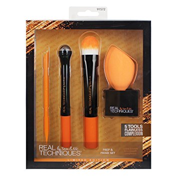 Real Techniques Prep and Prime Make Up Brush Set