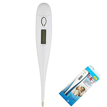 Best LCD Digital Thermometer, Household Waterproof Oral Cavity, Rectum, Armpit Thermometer for Baby, Child and Adult, High Precision Thermometer for Fever, Accurate and Fast Readings (1pc)