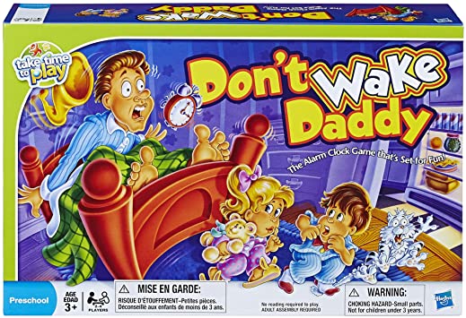 Hasbro Gaming Don't Wake Daddy Preschool Game for Kids Ages 3 and Up (Amazon Exclusive)