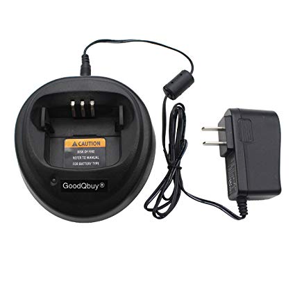 GoodQbuy Ni-MH Ni-CD Li-ion Battery Rapid Quick Charger For Motorola Radios CP040 CP140 CP150 CP160 CP180 CP340 CP360 CP380 EP450 GP3138 GP3688 PM400 PR400