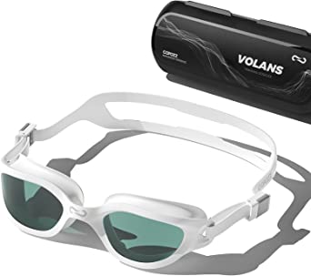 COPOZZ Women's Swim Goggles, Swimming Goggles Anti-fog No Leaking UV Protection for Adult Women