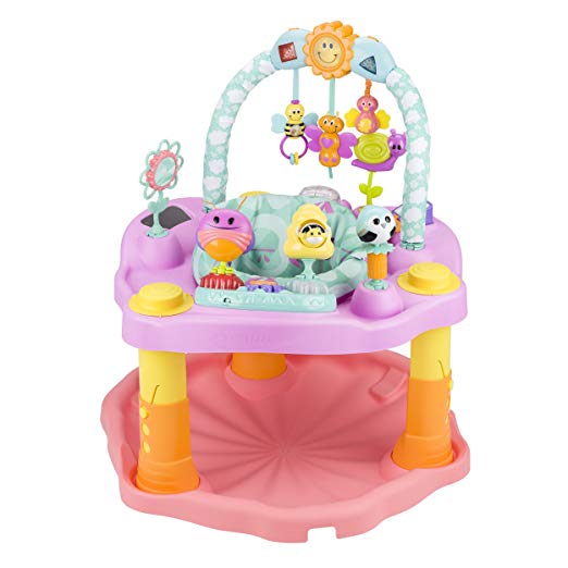 Evenflo ExerSaucer Activity Center, Double Fun Bumbly, Pink