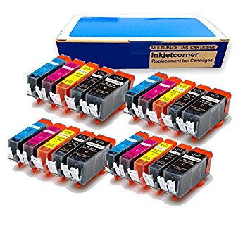 Inkjetcorner Compatible 20 PACK INK CARTRIDGES for CANON PGI-225 CLI-226 Pixma MG5320 MG5220 MG5120 MX882 MX892 Printer