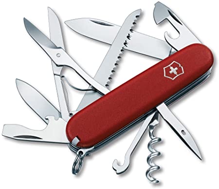 Victorinox Swiss Army Huntsman II Pocket Knife, Red