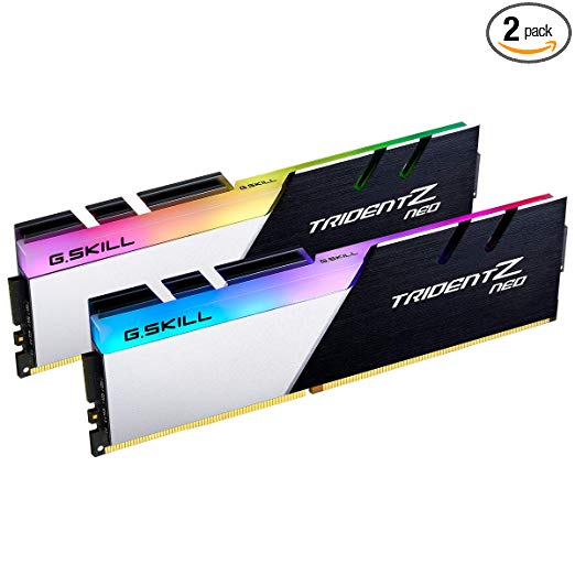 G.Skill Trident Z Neo (For AMD Ryzen) Series 16GB (2 x 8GB) 288-Pin RGB DDR4 3600MHz PC4-28800 Desktop Memory Model F4-3600C16D-16GTZNC