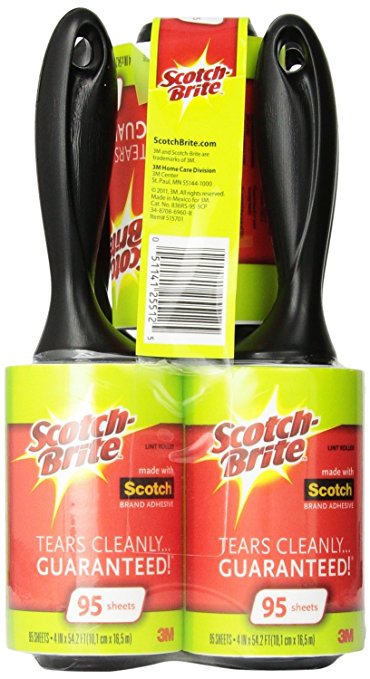 Scotch-Brite Lint Rollers, Value Pkg , 15 Count, 95 Sheets