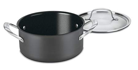 Cuisinart GG44-22 GreenGourmet Hard-Anodized Nonstick 4-Quart Dutch Oven with Cover