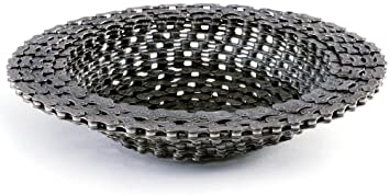 Recycled Bike Chain 10'' BOWL by Resource Revival -