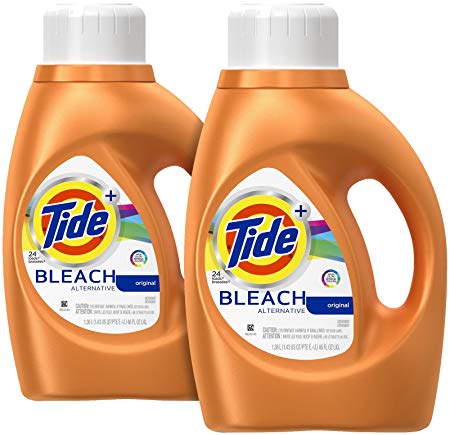 Tide Plus Bleach Alternative Liquid Laundry Detergent - 46 oz - Original - 2 pk