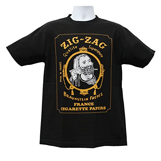 ZIG ZAG Graphic Men's T-Shirt Black