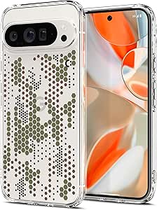 Spigen Ultra Hybrid Designed for Pixel 9/9 Pro Case (2024) [Anti-Yellowing], [Military-Grade Protection] - Digital Camo