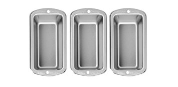 Wilton Recipe Right 3 Piece Mini Loaf Pan Set