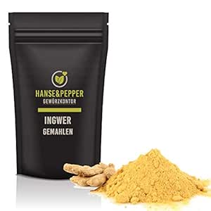 250g Ingwer gemahlen Pulver beste Qualität - Premium Serie