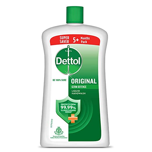 Dettol Liquid Handwash Refill - Original Germ Protection Hand Wash- 900ml | Antibacterial Formula | 10x Better Germ Protection