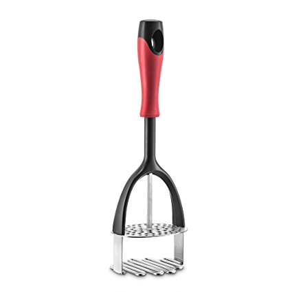 Kitchen Gizmo Spring Loaded Potato Masher and Ricer With Comfortable Grip. For the Smoothest Creamiest Mashed Potatoes.