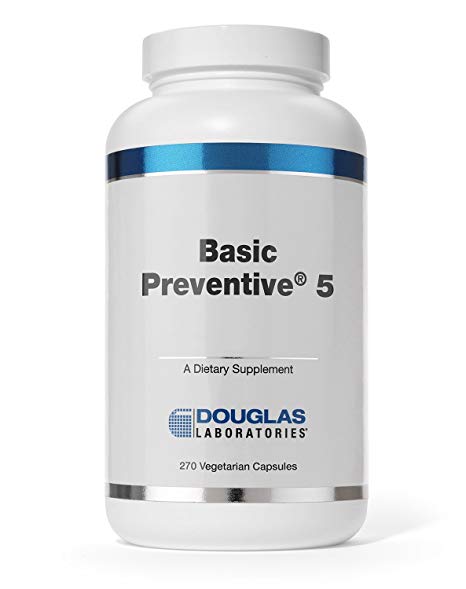 Douglas Laboratories - Basic Preventive 5 - Iron-Free Supplement with Antioxidants - 270 Capsules