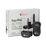Dog Training Collar with Remote Obedience Collars for your Pooch 330 Yard Range Beep Vibration and Shock e-Collar Electric Correction with the RopriPet Active Collar