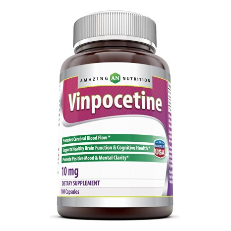 Amazing Nutrition Vinpocetine 10 Mg 180 Capsules