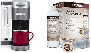 Keurig K-Supreme Single Serve K-Cup Pod Coffee Maker (17.913in x 7.047in x 14.409in)   3-Month Brewer Maintenance Kit (7 Count)