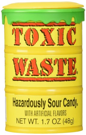 Toxic Waste Hazardously Sour Candy Barre, 1.7 Ounce