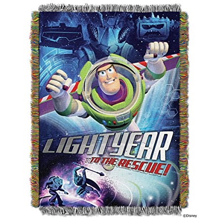 Disney Pixar's Toy Story Buzz Victorious Tapestry Throw, 46 by 60"