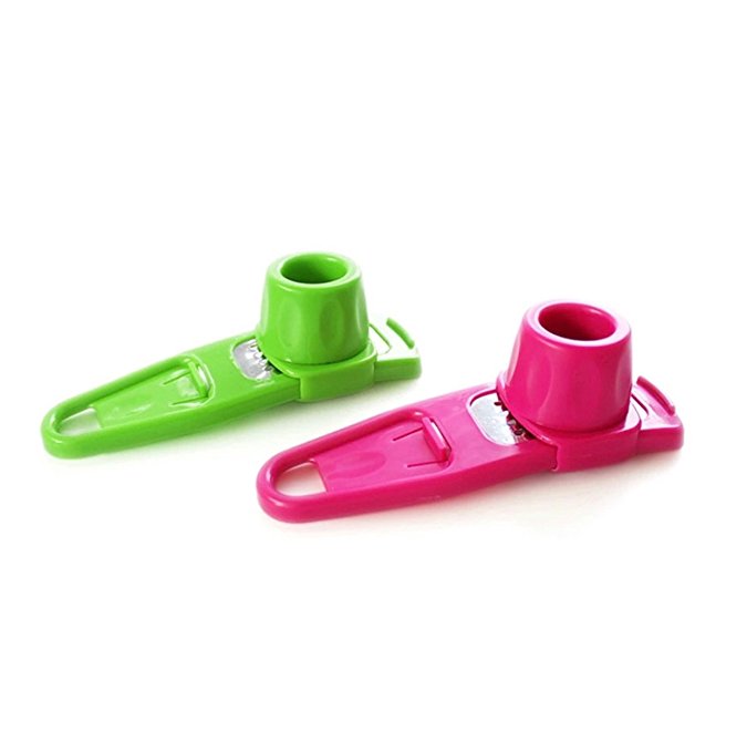 Happy Sales HSGG-PG1, One(1) Multipurpose Microplaner and Grater for Ginger or Garlic, Colors may Vary