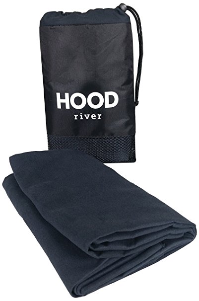 Hood River Compact Absorbent Quick Dry Microfiber Outdoor Sport Travel Towel Extra Large with Nylon Mesh Bag