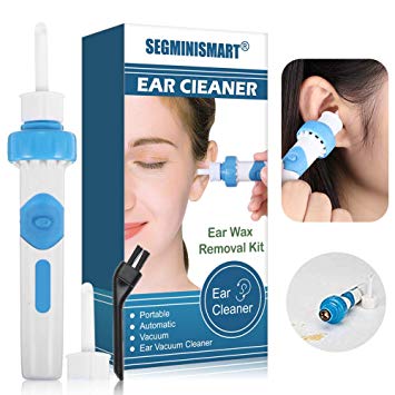 Ear Wax Removal Tool, Ear Wax Remover, Ear Vacuum Cleaner, Ear Cleaners Soft Silicone Automatic Earwax Removal Kits for Adults and Kids