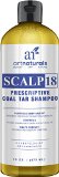 Art Naturals Scalp18 Coal Tar Therapeutic Anti Dandruff Shampoo 473ml - Helps clear symptoms of Psoriasis Eczema Itchy Scalp and Dandruff - Made in USA with Natural and Organic Ingredients-Sulfate Free