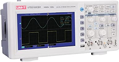 Uni-T UTD2102CEX 100Mhz Digital Oscilloscope Analyzer 2 channel 1Gs/s 7 Inch TFT Display Authorised Channel