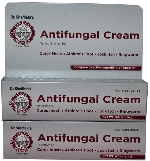Dr. Sheffield's Antifungal Cream Tolnaftate 1% - 0.5 Oz.