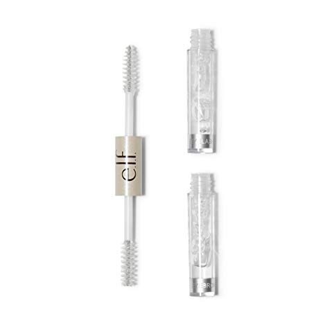 (3 Pack) e.l.f. Essential Wet Gloss Lash & Brow Clear Mascara - Crystal