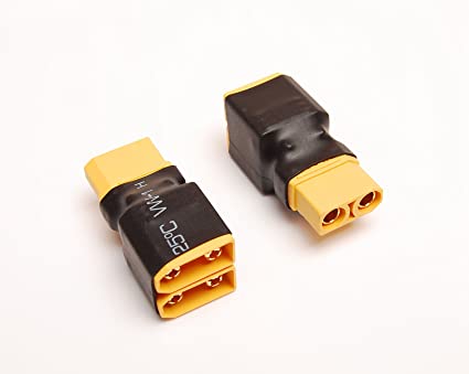 Amass Lot(2) XT90 XT-90 Ultra Compact Parallel Battery Connector Adapter for RC FPV Power