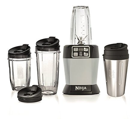 Nutri Ninja Personal Blender with Auto-iQ 1000W - BL480UKCO - Silver