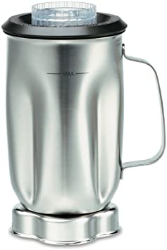 Waring Commercial CAC35 Complete Stainless Steel Container with Blade and Lid, 32-Ounce