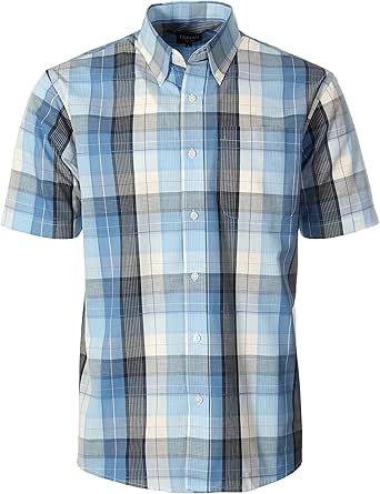 Gioberti Men's Short Sleeve Plaid Shirt