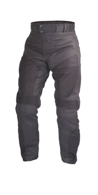 Motorcycle Sport Mesh Riding OverPants Black with Removable CE Armor PT3