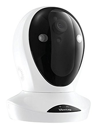Vimtag P1 ULTRA IP Wireless Network Security Camera, Plug/Play, Pan/Tilt with Two-Way Audio and Night Vision (Certified refurbished)