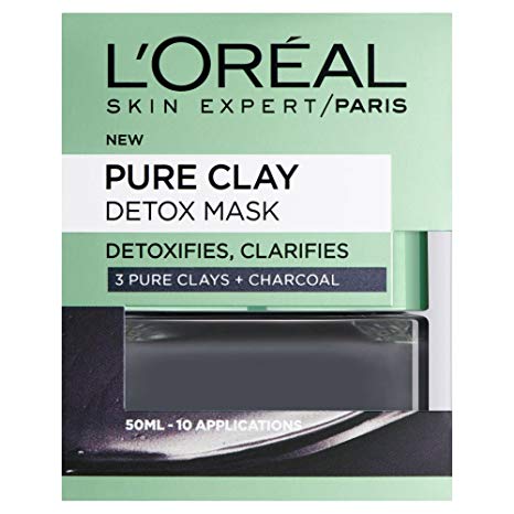 L'Oréal 3 Pure Clays Plus Eucalyptus Detox Mask, 50 ml