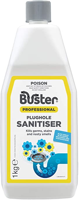 Buster Plughole Sanitiser, Kills germs and nasty smells 1kg