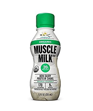 Cytosport Muscle Milk RTD Organic Protein Shake Vanilla 12 - 12 fl. oz. Bottles