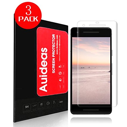 Google Pixel 2 Screen Protector [3-Pack],Auideas Anti-Fingerprint,Easy to Install,HD Clear PET Screen Protector for Google Pixel 2.