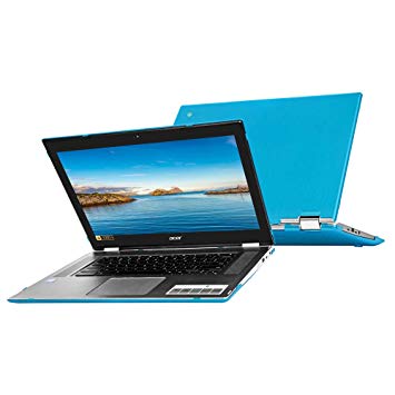 mCover Hard Shell Case for 15.6" Acer Chromebook Spin 15 CP315 Series (NOT Compatible with Older C910 / CB5-571 / CB3-531 / CB515 Series) Convertible Laptop (Aqua)