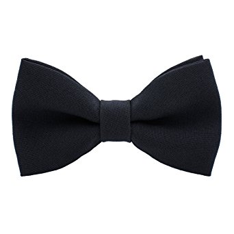 Classic Pre-Tied Bow Tie Formal Solid Tuxedo for Adults & Children, by Bow Tie House