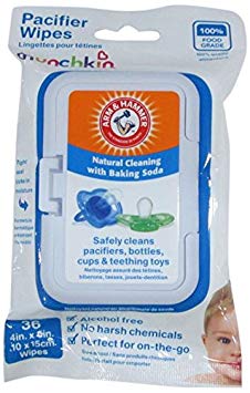 Munchkin 45052 Arm and Hammer Pacifier Wipes, 36-Pack (White)